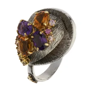 انگشتر طلا 18 عیار زنانه مایا ماهک مدل MR0634