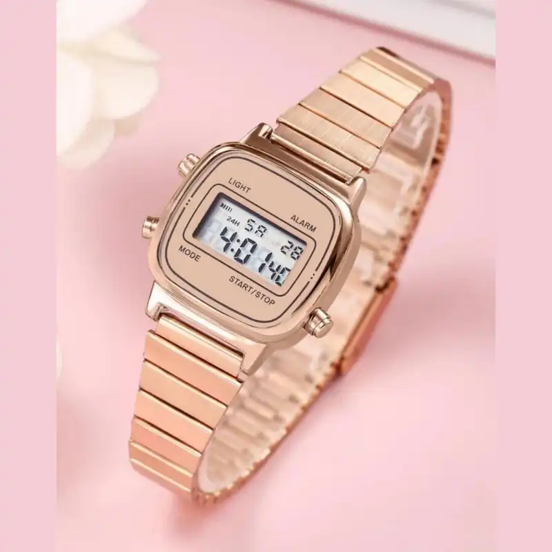 ساعت مچی دیجیتال زنانه مدل کرنومتردار