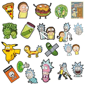 استیکر لپ تاپ تُکتم مدل rick and morty کد L6 مجموعه 20 عددی