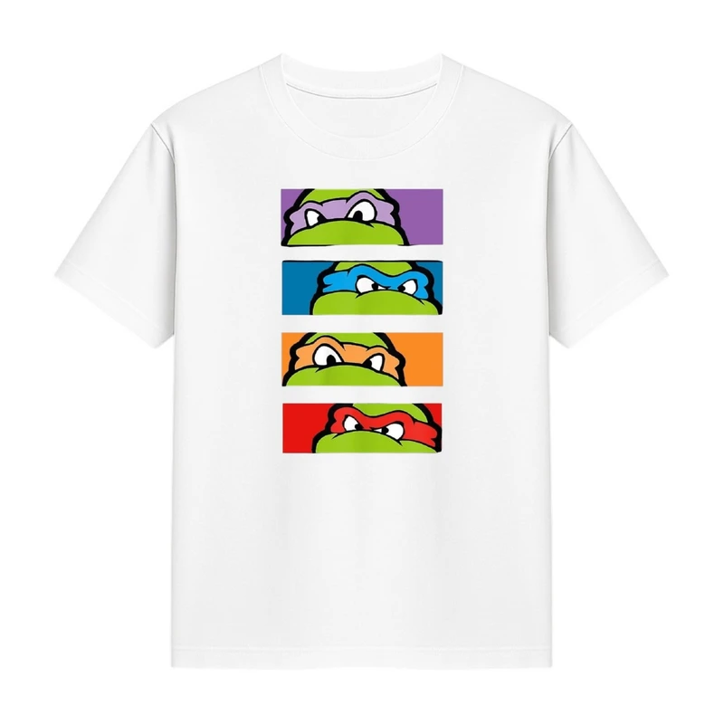 تی‌شرت آستین کوتاه دخترانه مدل لاکپشت های نینجا کد p2 