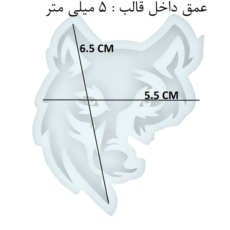 قالب رزین مدل جاکلیدی و آویز چهره گرگ وال استریت قالب رزین مدل جاکلیدی و آویز چهره گرگ وال استریت
