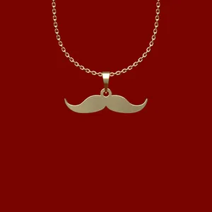 گردنبند طلا 18 عیار زنانه مدوپد مدل سبیل کد Q2-1-1012