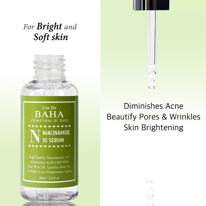 سرم پوست کاز دی باها مدل NIACINAMIDE حجم 60 میلی لیتر