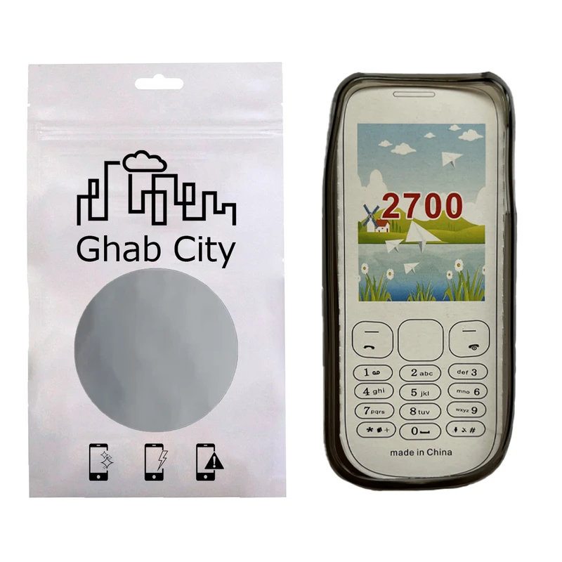 کاور قاب سیتی مدل ژله ای مناسب برای گوشی موبایل نوکیا 2700