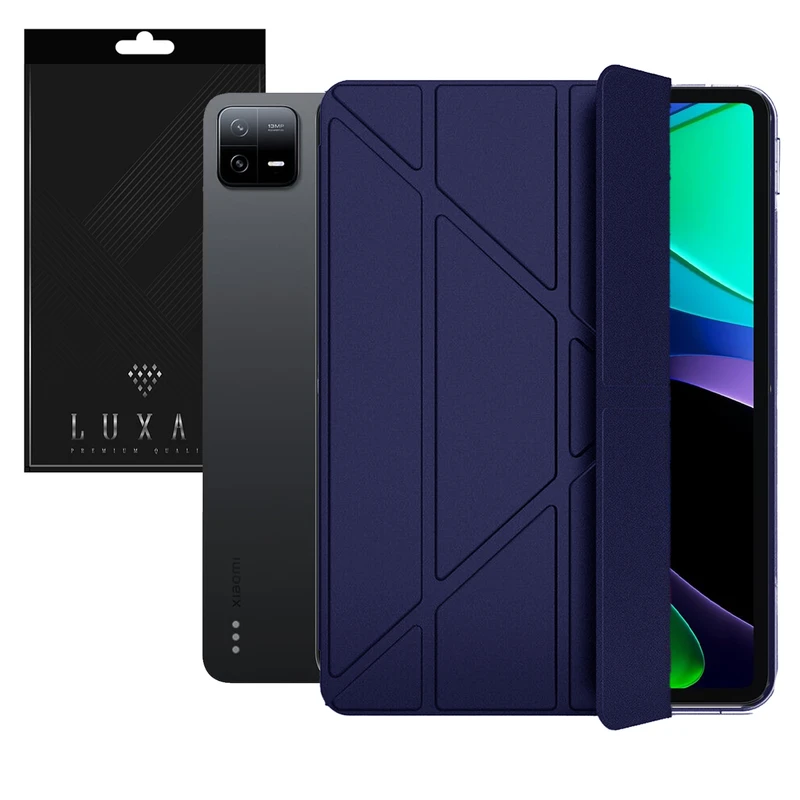 عکس شماره 2 : کیف کلاسوری لوکسار مدل magnetic smart case 2 مناسب برای تبلت شیائومی redmi pad 6-redmi pad 6 pro