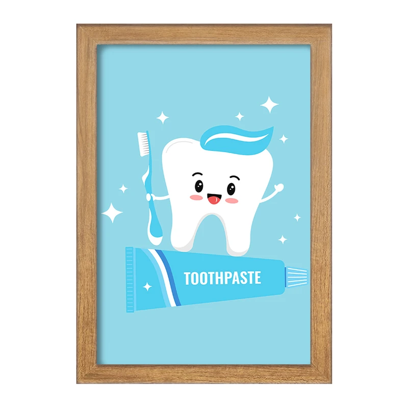 تابلو خندالو مدل دندان و دندان پزشکی کودکانه کد 36735