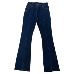 شلوار جین دم پا گشاد زنانه مدل ASDP