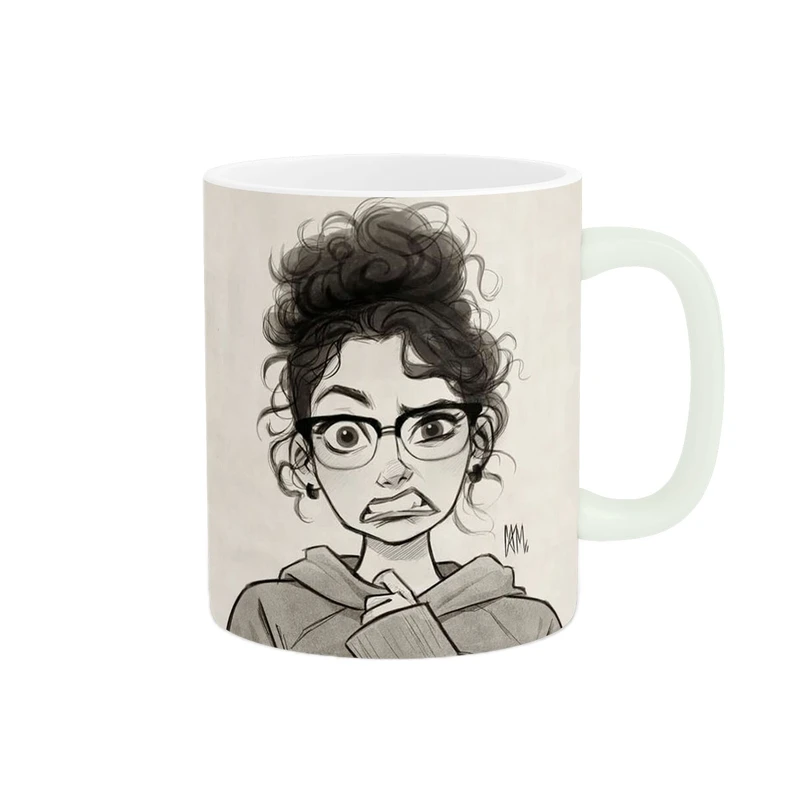 ماگ طرح دخترانه کد wall-8094