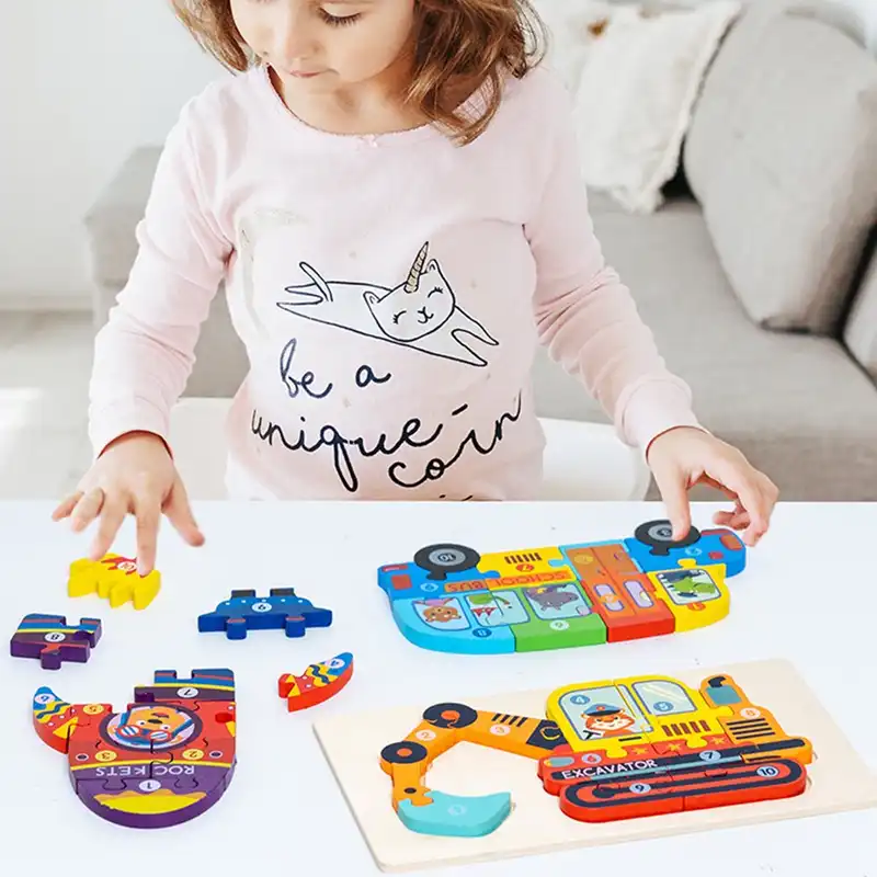 پازل آموزشی مدل SCHOOL BUS