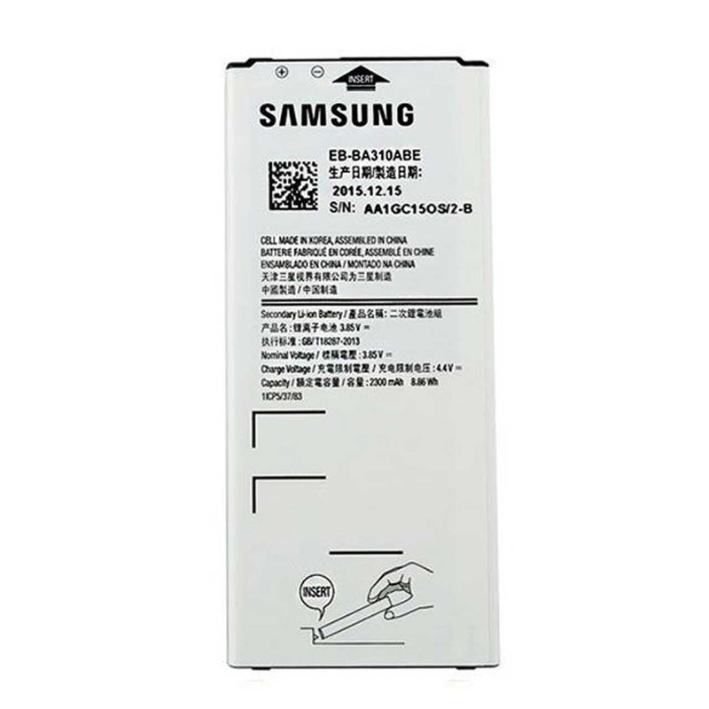 باتری موبایل مدل EB-BA310ABE ظرفیت 2300 میلی آمپر ساعت مناسب برای گوشی موبایل سامسونگ Galaxy A3 2016