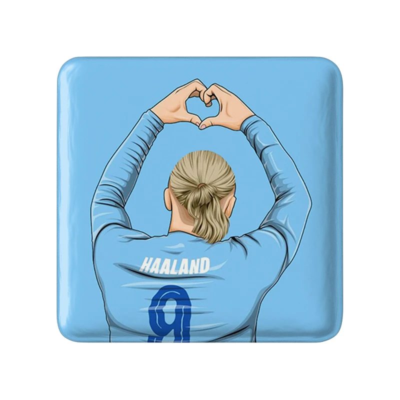 مگنت خندالو طرح ارلینگ هالند (Erling Haaland) مدل مربعی کد 36351