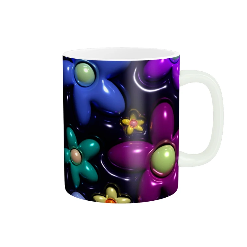 ماگ پاد آفرین طرح گل کد 4641