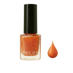 لاک اکلیلی ناخن نوبا مدل LA3344 شماره 447 رنگ نارنجی روشن