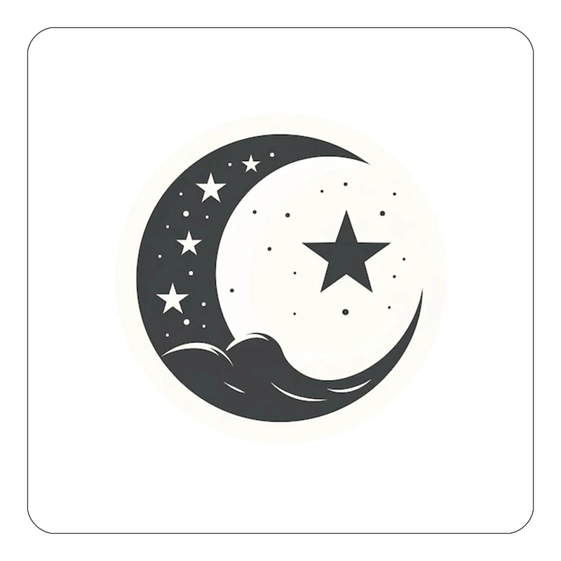 مگنت کاکتی طرح ماه و ستاره مدل mp51399