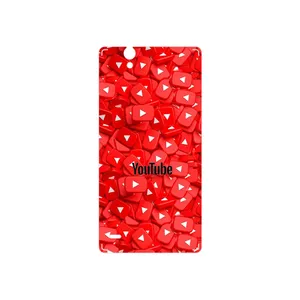 MAHOOT Youtube Cover Sticker for Sony Xperia C4