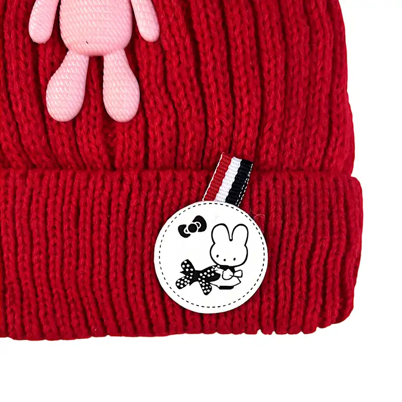 کلاه بافتنی بچگانه مدل پاپیون RO_209