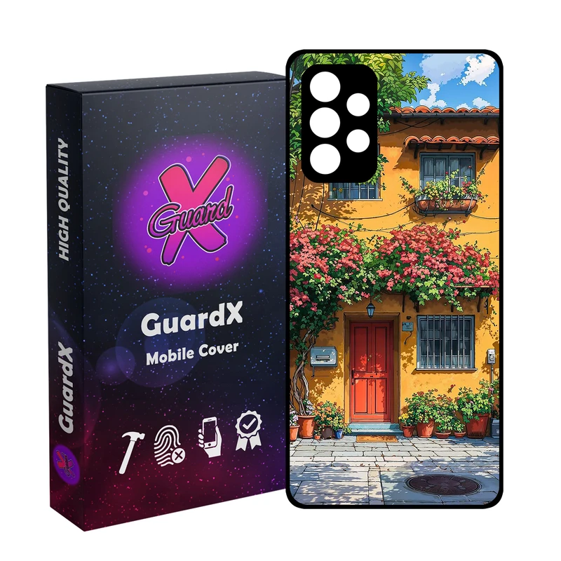 کاور گارد ایکس طرح ساختمان مدل Glass10747 مناسب برای گوشی موبایل سامسونگ Galaxy A32 4G