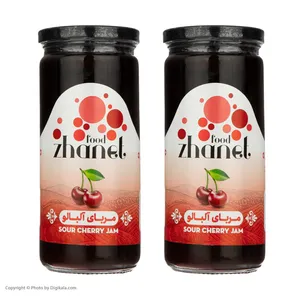 مربای آلبالو ژانت - 600 گرم بسته دو عددی