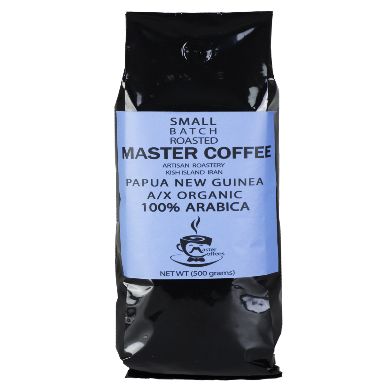 دانه قهوه مستر کافی مدل PAPUA NEW GUINEA مقدار 500 گرم
