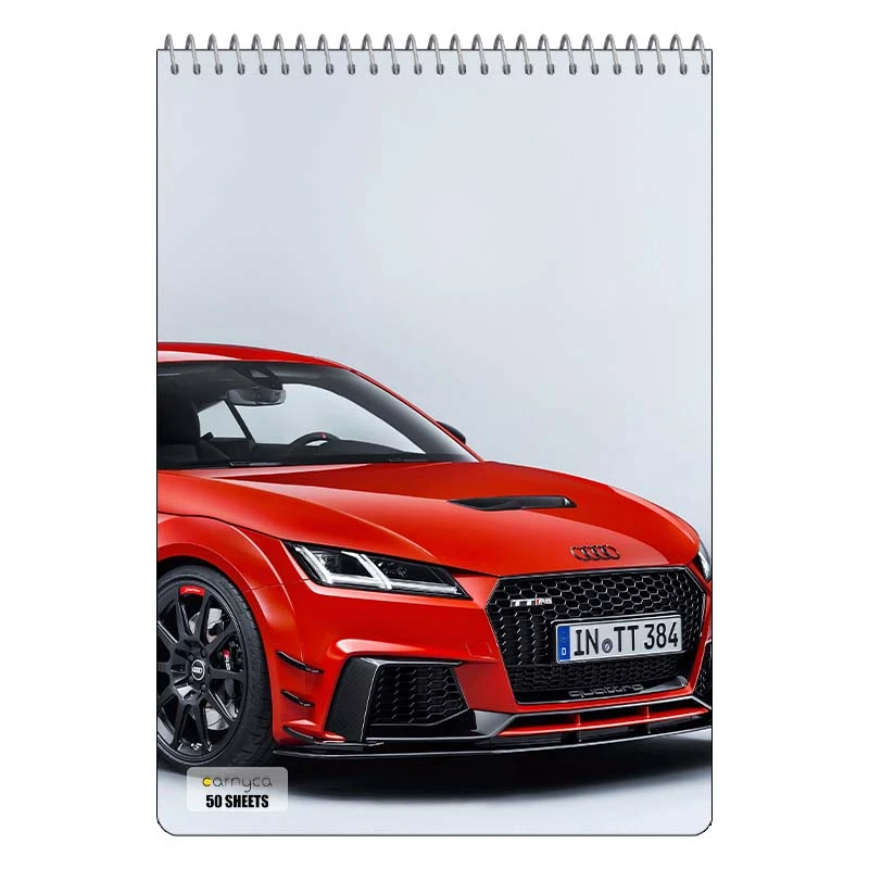 دفتر نقاشی 50 برگ سیمی کارنیکا طرح آئودی Audi کد 48605