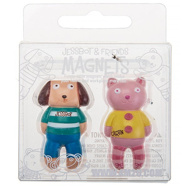 گیره آهنربایی یخچالی 4M2U طرح Jessbot And Friends  کد 0468