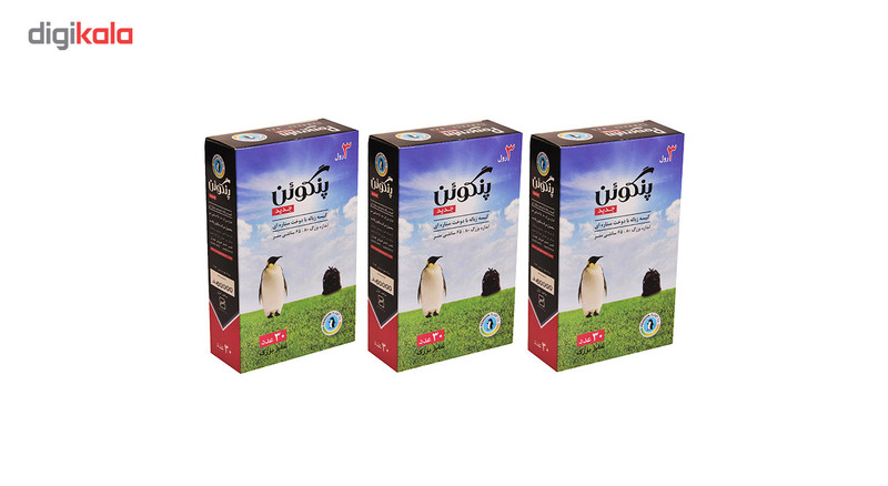 کیسه زباله پنگوئن رول 30 عددی - بسته 3 عددی کیسه زباله پنگوئن رول 30 عددی - بسته 3 عددی