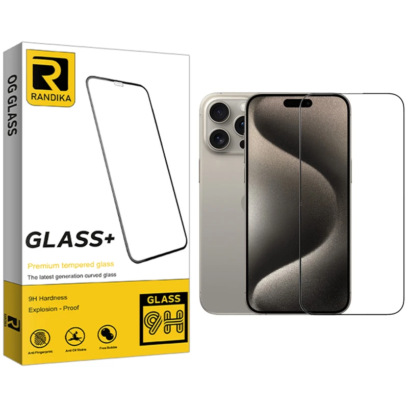 محافظ صفحه نمایش راندیکا مدل Premium مناسب برای گوشی موبایل اپل iPhone 15 Pro Max