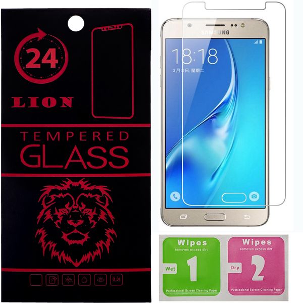 محافظ صفحه نمایش شیشه ای لاین مدل 2.5D مناسب برای گوشی سامسونگ J3 2015/J3 2016 محافظ صفحه نمایش شیشه ای لاین مدل 2.5D مناسب برای گوشی سامسونگ J3 2015/J3 2016