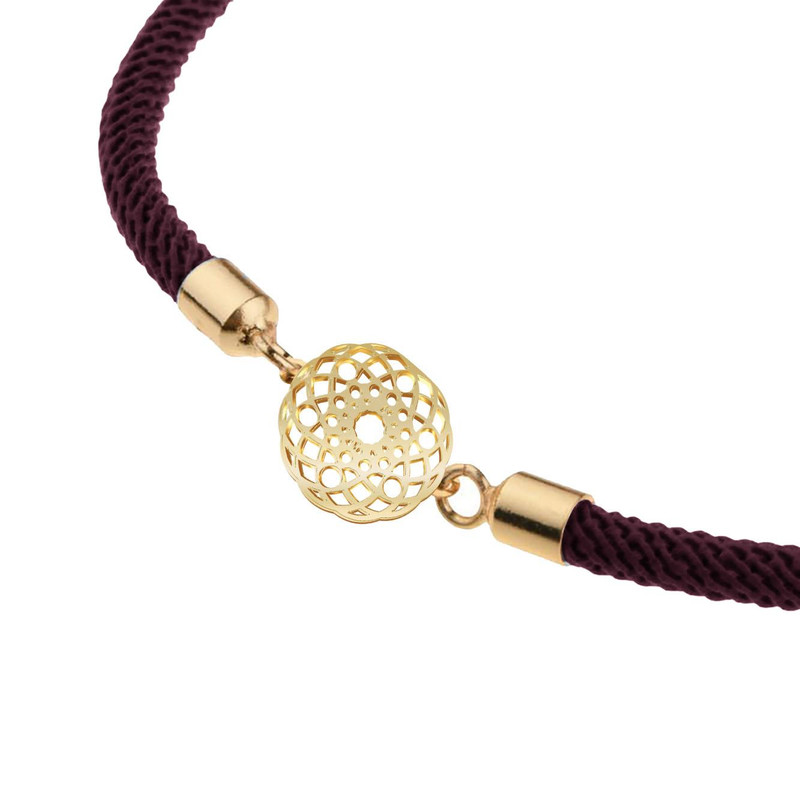 دستبند طلا 18 عیار زنانه مدوپد مدل اسلیمی کد D11-10503