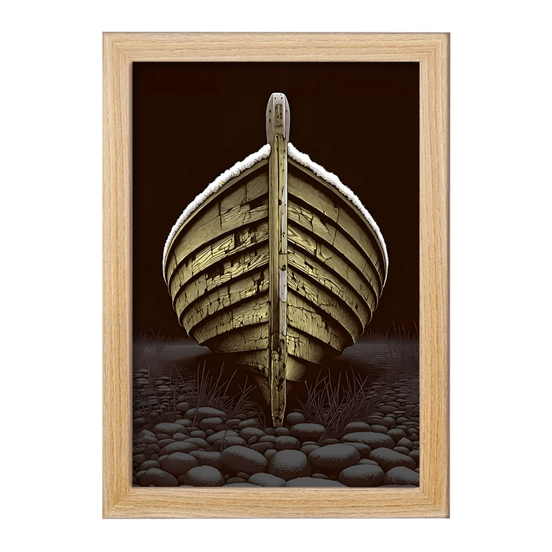 تابلو خندالو مدل قایق کد F11442