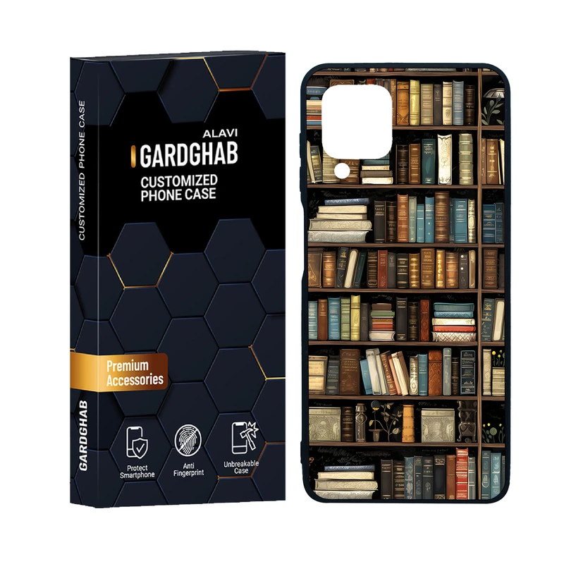 کاور گارد قاب علوی مدل دور ژله ای هنری مناسب برای گوشی موبایل سامسونگ Galaxy M32 4G