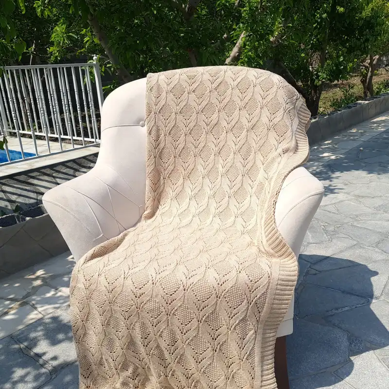 شال مبل و تخت مدل شکوفه سایز 170×140سانتی متر