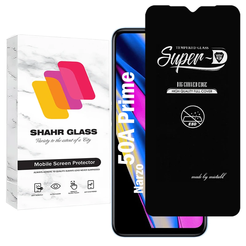 محافظ صفحه نمایش شهر گلس مدل SUPERDNSH مناسب برای گوشی موبایل ریلمی Narzo 50A Prime