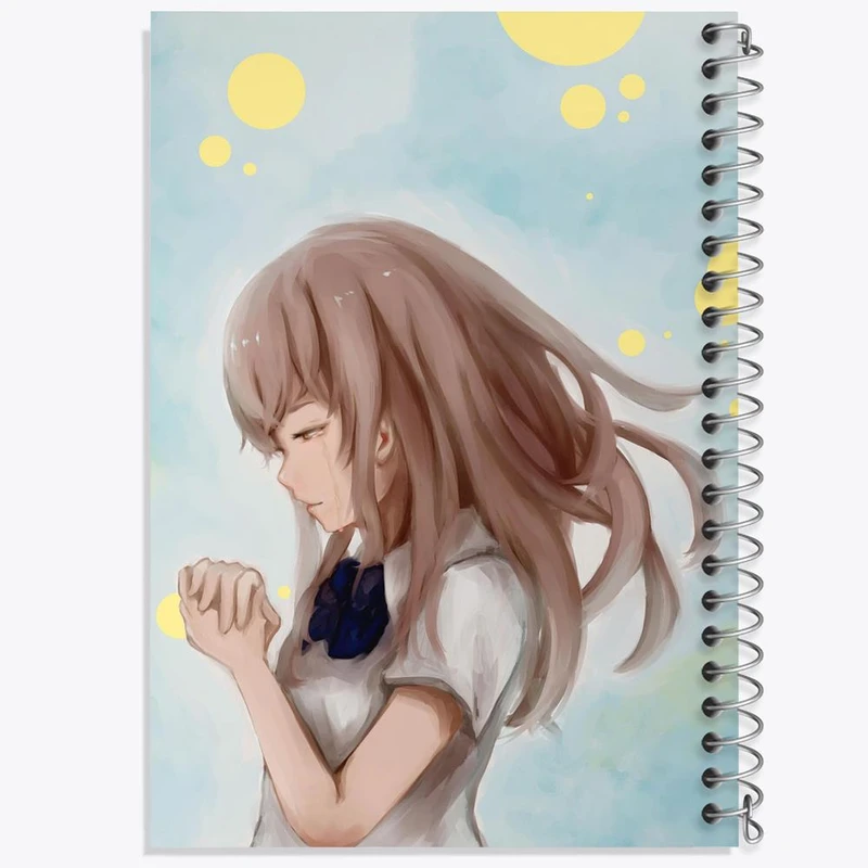 دفتر مشق 100 برگ خندالو طرح شوکو نیشیمیا انیمه سایلنت ویس A Silent Voice کد 15775