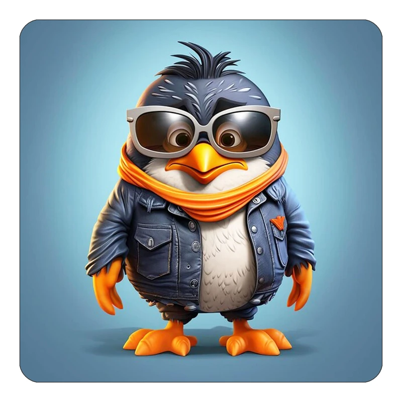 مگنت کاکتی طرح حیوانات کارتونی مدل mp27594