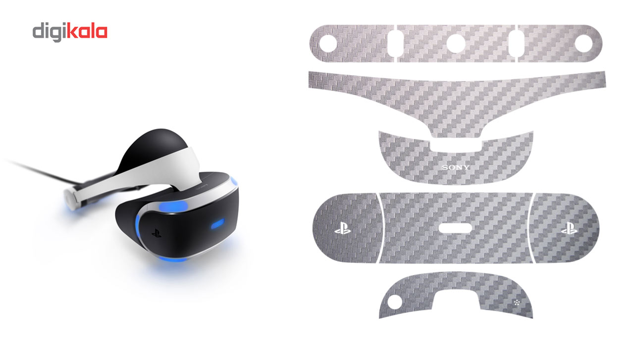 برچسب طرح فیبر-استیل ماهوت مناسب برای عینک واقعیت مجازی  PlayStation VR