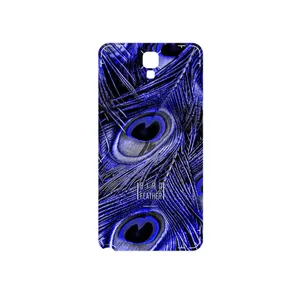 MAHOOT Purple Feather Cover Sticker for Samsung Galaxy Note 3 Neo