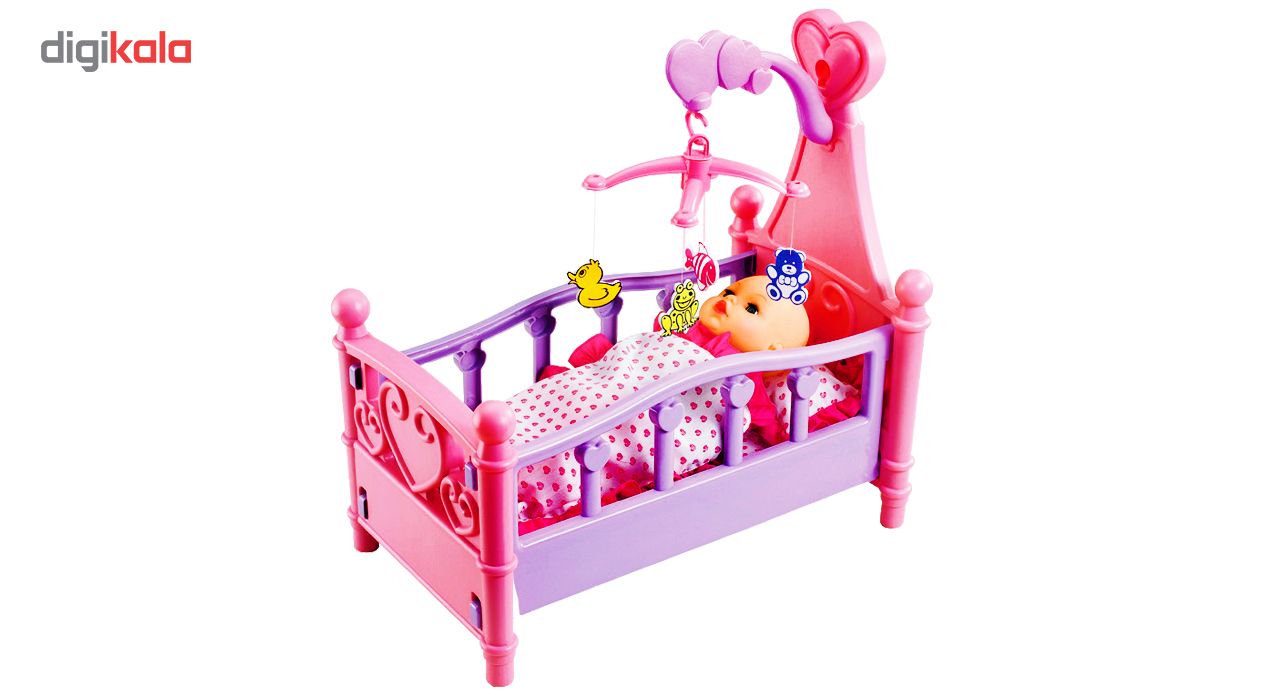 تخت خواب عروسک ژیونگ چنگ مدل Dream Sweet Bed 008-10