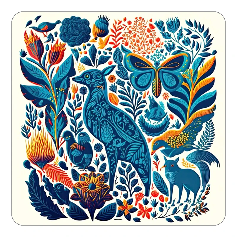 مگنت کاکتی طرح حیوانات رنگی مدل mp26232