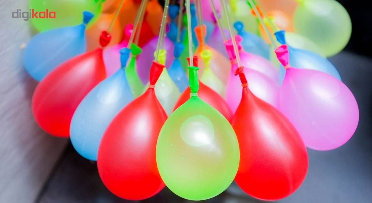 بادکنک آبی مدل happy baby balloons مجموعه 100 عددی