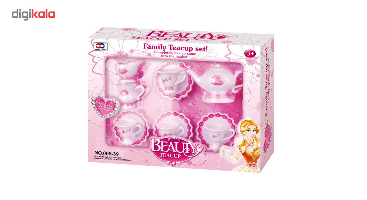 اسباب بازی ست چای خوری ژیونگ چنگ مدل Beauty Teacup Set 008-39