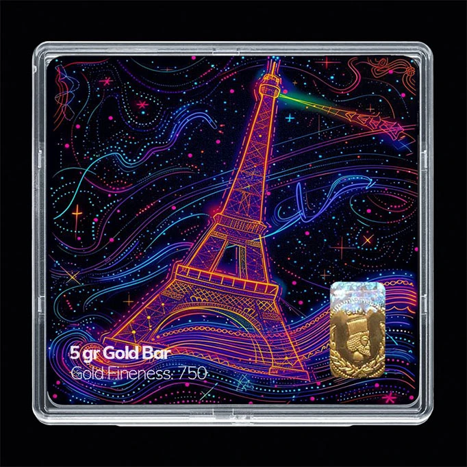 سکه گرمی طلا 18 عیار مدوپد مدل ایفل کد SG11780 
