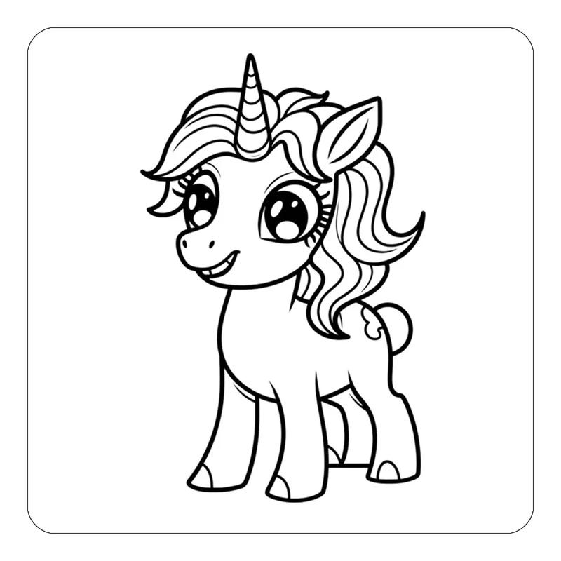 مگنت کاکتی طرح اسب تک شاخ و یونیکورن مدل mp29810