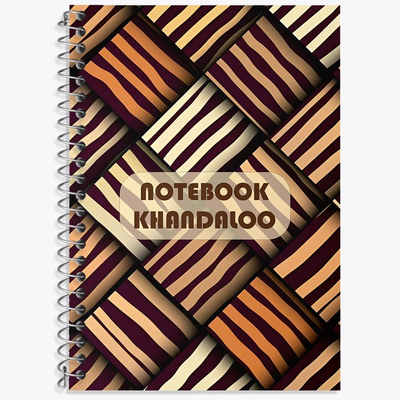 دفتر لغت 50 برگ خندالو طرح پترن بافت کد N4759