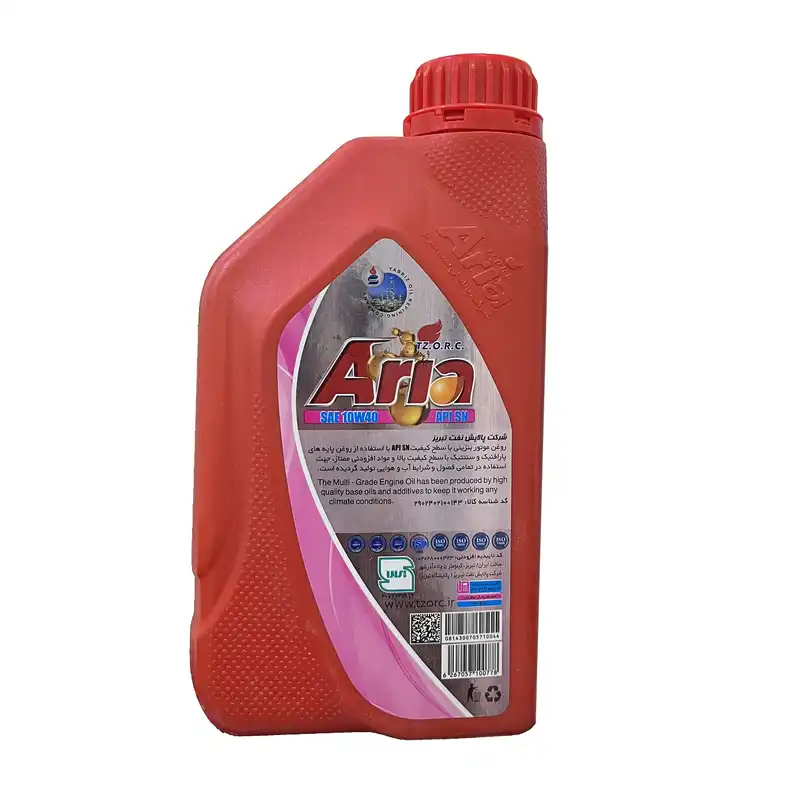 روغن موتور آریا مدل 10W40 SN حجم 1 لیتر
