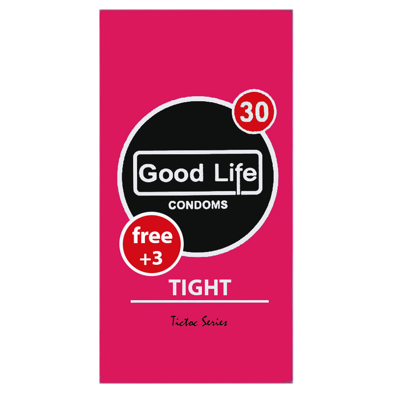 کاندوم گودلایف مدل Gud_TIGHTPINK30 بسته 15 عددی
