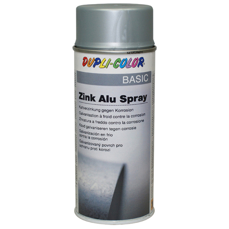 اسپری زینک براق دوپلی کالر مدل Zink Alu Spray حجم 400 میلی لیتر