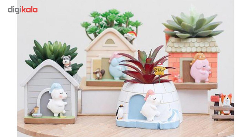 گلدان طرح کلبه کد 1023