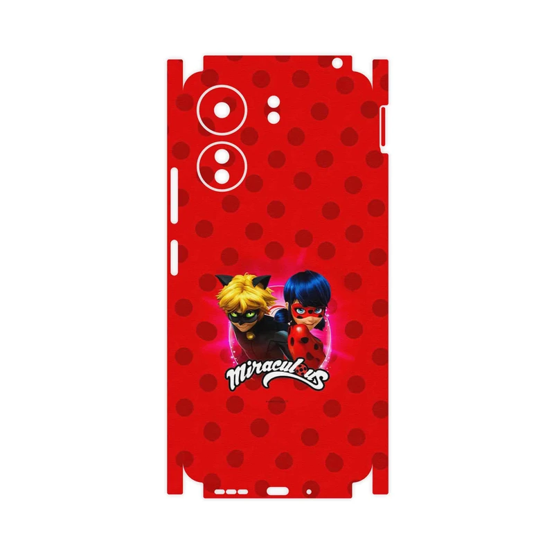 برچسب پوششی ماهوت مدل Ladybug and Cat Noir-FullSkin مناسب برای گوشی موبایل شیائومی Redmi 13C