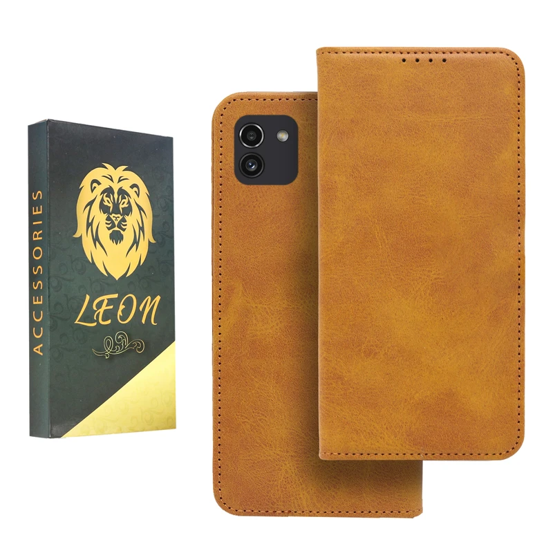 کیف کلاسوری لئون مدل Spork مناسب برای گوشی موبایل سامسونگ Galaxy A03